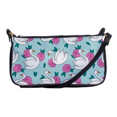 Classy-swan-pattern Shoulder Clutch Bag by Vaneshart