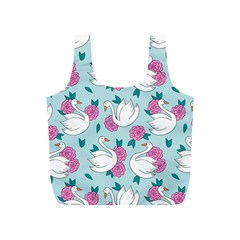 Classy-swan-pattern Full Print Recycle Bag (s) by Vaneshart