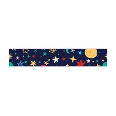 Colorful-background-moons-stars Flano Scarf (mini) by Vaneshart