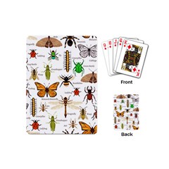 Insects Seamless Pattern Playing Cards Single Design (mini) by Vaneshart