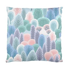 Abstract-seamless-pattern-with-winter-forest-background Standard Cushion Case (one Side) by Vaneshart