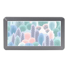 Abstract-seamless-pattern-with-winter-forest-background Memory Card Reader (mini) by Vaneshart