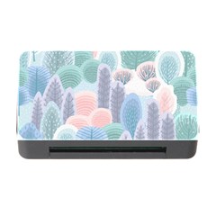 Abstract-seamless-pattern-with-winter-forest-background Memory Card Reader With Cf by Vaneshart