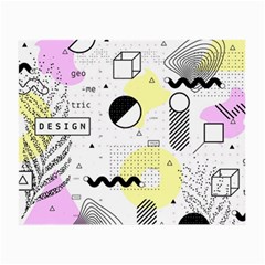 Graphic Design Geometric Background Small Glasses Cloth by Vaneshart