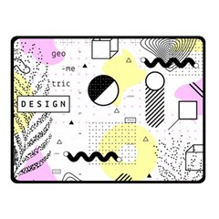 Graphic Design Geometric Background Fleece Blanket (small) by Vaneshart