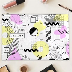 Graphic Design Geometric Background Cosmetic Bag (xxl) by Vaneshart