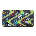 Urban-cars-seamless-texture-isometric-roads-car-traffic-seamless-pattern-with-transport-city-vector- Medium Bar Mats 16 x8.5  Bar Mat