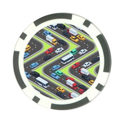 Urban-cars-seamless-texture-isometric-roads-car-traffic-seamless-pattern-with-transport-city-vector- Poker Chip Card Guard by Vaneshart