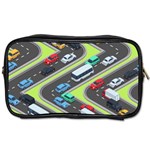 Urban-cars-seamless-texture-isometric-roads-car-traffic-seamless-pattern-with-transport-city-vector- Toiletries Bag (Two Sides) Front