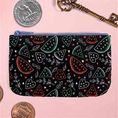 Seamless-vector-pattern-with-watermelons-mint -- Large Coin Purse