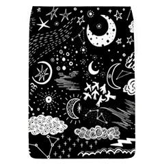 Vector-set-sketch-drawn-with-space Removable Flap Cover (l) by Vaneshart