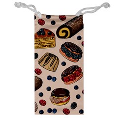 Seamless-pattern-with-sweet-cakes-berries Jewelry Bag