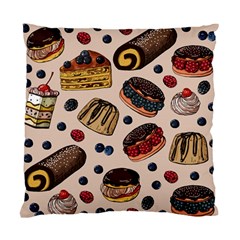 Seamless-pattern-with-sweet-cakes-berries Standard Cushion Case (One Side)