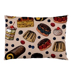 Seamless-pattern-with-sweet-cakes-berries Pillow Case