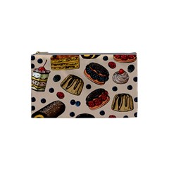 Seamless-pattern-with-sweet-cakes-berries Cosmetic Bag (Small)