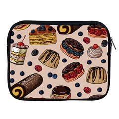 Seamless-pattern-with-sweet-cakes-berries Apple iPad 2/3/4 Zipper Cases