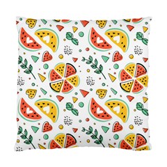 Seamless-hipster-pattern-with-watermelons-mint-geometric-figures Standard Cushion Case (one Side) by Vaneshart