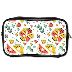 Seamless-hipster-pattern-with-watermelons-mint-geometric-figures Toiletries Bag (two Sides) by Vaneshart