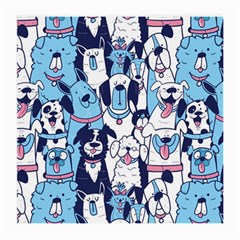 Dogs-seamless-pattern Medium Glasses Cloth by Vaneshart