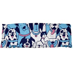 Dogs-seamless-pattern Body Pillow Case Dakimakura (two Sides) by Vaneshart