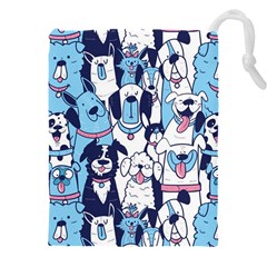 Dogs-seamless-pattern Drawstring Pouch (4xl)