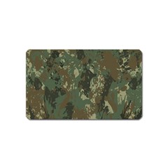 Camouflage-splatters-background Magnet (name Card) by Vaneshart