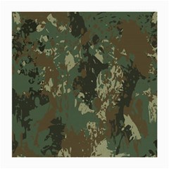 Camouflage-splatters-background Medium Glasses Cloth (2 Sides) by Vaneshart