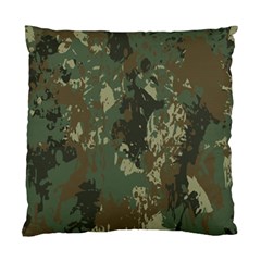 Camouflage-splatters-background Standard Cushion Case (two Sides) by Vaneshart