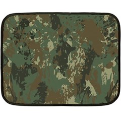 Camouflage-splatters-background Double Sided Fleece Blanket (mini)  by Vaneshart