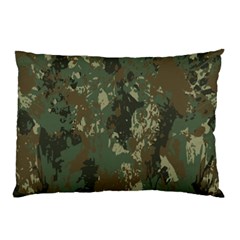 Camouflage-splatters-background Pillow Case (two Sides) by Vaneshart