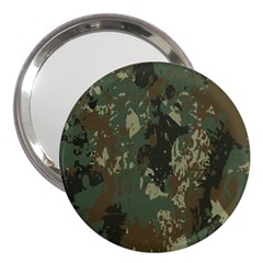 Camouflage-splatters-background 3  Handbag Mirrors by Vaneshart