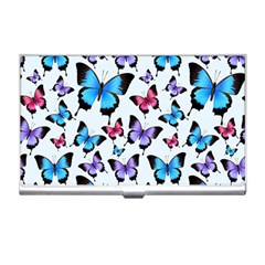 Decorative-festive-trendy-colorful-butterflies-seamless-pattern-vector-illustration Business Card Holder by Vaneshart