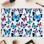 Decorative-festive-trendy-colorful-butterflies-seamless-pattern-vector-illustration Cosmetic Bag (XXL) Front