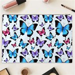 Decorative-festive-trendy-colorful-butterflies-seamless-pattern-vector-illustration Cosmetic Bag (XXL) Back