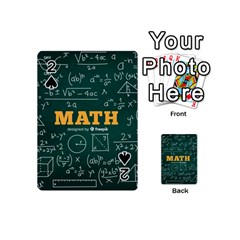 Realistic-math-chalkboard-background Playing Cards 54 Designs (mini)