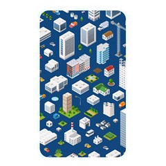 Isometric-seamless-pattern-megapolis Memory Card Reader (rectangular) by Vaneshart