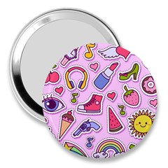 Fashion Patch Set 3  Handbag Mirrors by Vaneshart