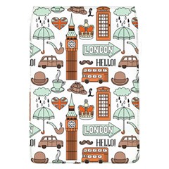 Seamless-pattern-with-london-elements-landmarks Removable Flap Cover (l) by Vaneshart