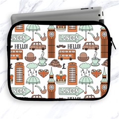 Seamless-pattern-with-london-elements-landmarks Apple Ipad 2/3/4 Zipper Cases by Vaneshart