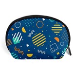 Flat-design-geometric-shapes-background Accessory Pouch (Large) Front