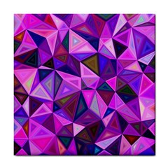 Triangular-shapes-background Tile Coaster