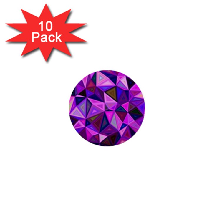 Triangular-shapes-background 1  Mini Buttons (10 pack) 