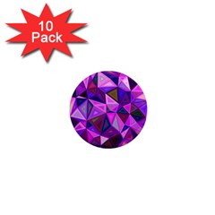 Triangular-shapes-background 1  Mini Magnet (10 pack) 