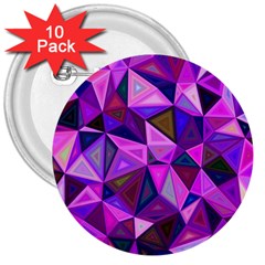 Triangular-shapes-background 3  Buttons (10 pack) 