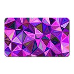 Triangular-shapes-background Magnet (Rectangular) Front