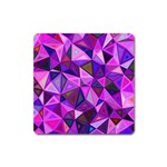 Triangular-shapes-background Square Magnet Front