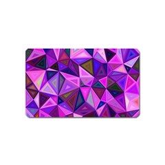 Triangular-shapes-background Magnet (name Card) by Vaneshart