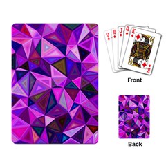 Triangular-shapes-background Playing Cards Single Design (Rectangle)