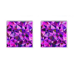 Triangular-shapes-background Cufflinks (Square)