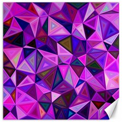 Triangular-shapes-background Canvas 12  x 12 